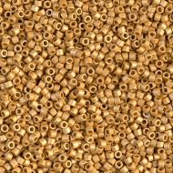 DB1832F Duracoat Galvanized Matte Gold Delica 11/0 Miyuki  - 5 grams