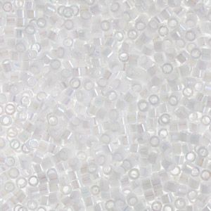 DB0202 Rainbow White Pearl Delica 11/0 Miyuki 