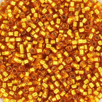 DB2157 Duracoat Silver-Lined Yellow Gold Delica 11/0 Miyuki