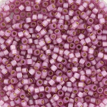 DB2180 Duracoat Semi-Frosted Silver-Lined Orchid Delica 11/0 Miyuki