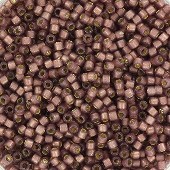 DB2183 Duracoat Semi-Frosted Silver-Lined Raisin Delica 11/0 Miyuki