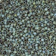 DB2264 Opaque Turquoise Blue Picasso Delica 11/0 Miyuki 