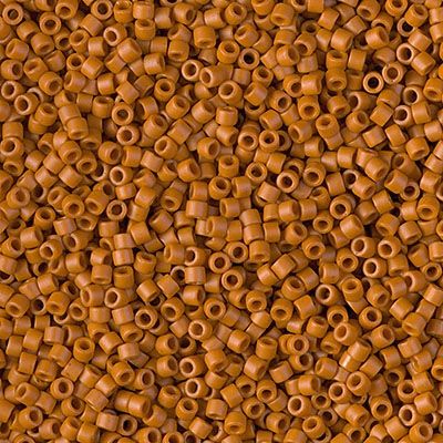 DB2287 Frosted Opaque Glazed Persimmon Delica 11/0 Miyuki 