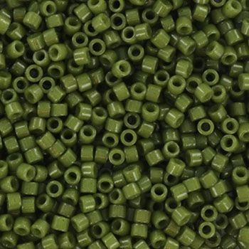 DB2357 Duracoat Opaque Olive Delica 11/0 Miyuki