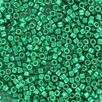 DB2505 Duracoat Galvanized Green Delica 11/0 Miyuki - 5 grams