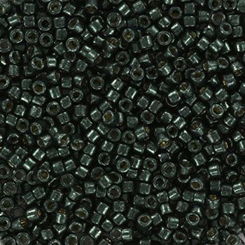 DB2507 Duracoat Galvanized Black Moss Delica 11/0 Miyuki - 5 grams