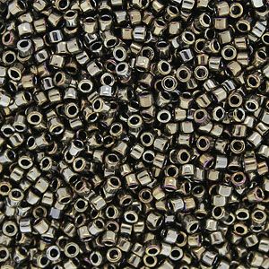 DB0254 Galvanized Tarnished Silver Gold Delica 11/0 Miyuki 