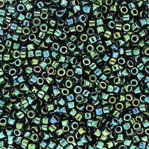 DB0027 Metallic Dark Green Iris Delica 11/0 Miyuki 