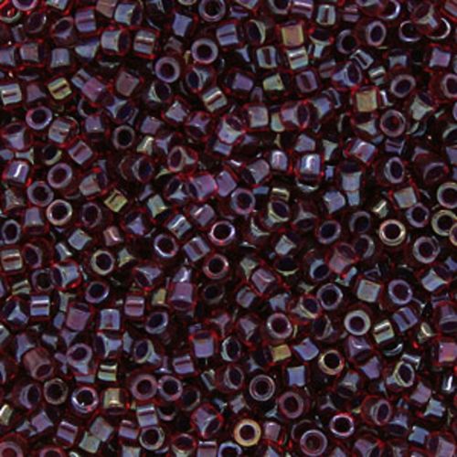 DB0296 Transparent Rainbow Maroon Delica 11/0 Miyuki 
