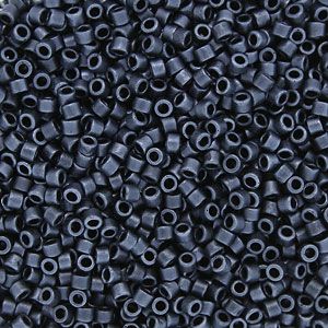 DB0301 Matte Metallic Blue Gray Delica 11/0 Miyuki 
