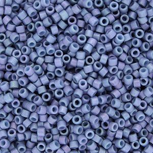 DB0376 Matte Metallic Steel Blue Luster Delica 11/0 Miyuki