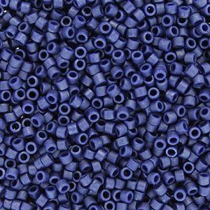 DB0377 Matte Metallic Royal Blue Delica 11/0 Miyuki