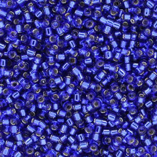 DB0047 Silver-Lined Cobalt Delica 11/0 Miyuki 