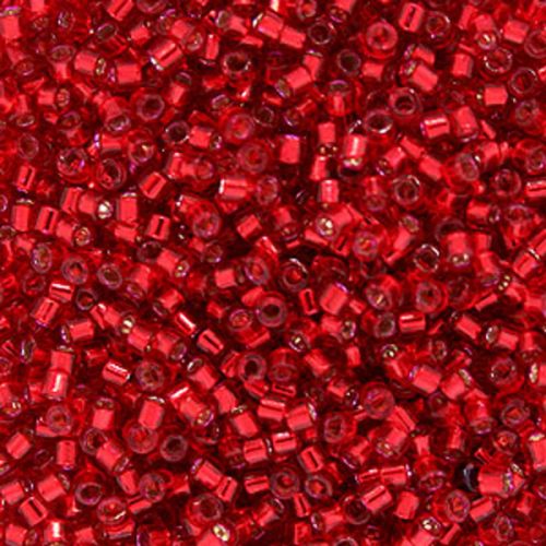 DB0602 Silver-Lined Red Delica 11/0 Miyuki 