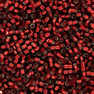 DB0603 Dyed Silver-Lined Burnt Orange Delica 11/0 Miyuki 