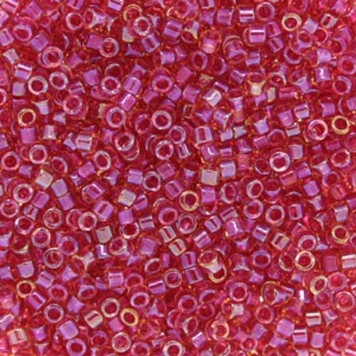 DB0062 Light Cranberry Lined Topaz Luster Delica 11/0 Miyuki 