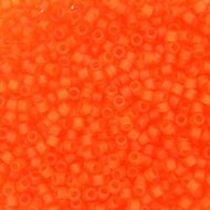 DB0744 Matt Transparent Orange Delica 11/0 Miyuki 