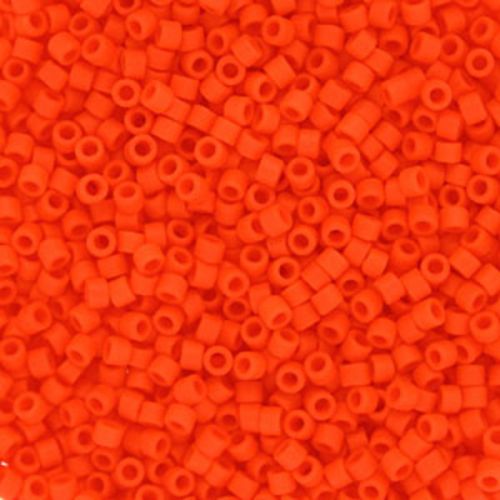 DB0752 Matt Opaque Orange Delica 11/0 Miyuki 