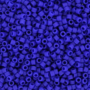 DB0756 Matte Opaque Cobalt Delica 11/0 Miyuki