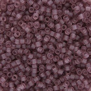DB0765 Matte Transparent Smoky Amethyst Delica 11/0 Miyuki