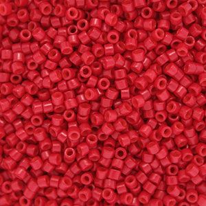 DB0791 Semi-Matte Opaque Candy Apple Red Delica 11/0 Miyuki 