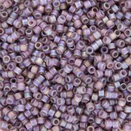 DB0857 Matte Transparent Rainbow Smoky Amethyst Delica 11/0 Miyuki