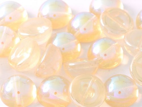 DO-00030/98534 Crystal Rainbow Lemon Dome Beads * BUY 1 - GET 1 FREE *