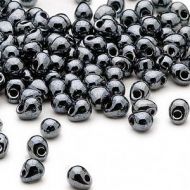 DP-0451 Gunmetal (like DB0001) Drop Miyuki