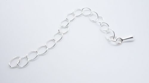 Extension Chain 5.5x3.5 mm Silver Plated - 5 x