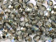 FP02 Crystal Rainbow Graphite 2 mm Fire Polished ~ 150 x