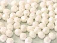 FP04 White Pearl Ceylon 4 mm Fire Polished - 100 x