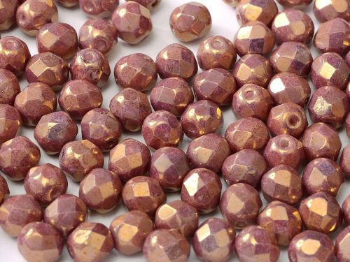 FP03 Chalk Lavender Lumi 3 mm Fire Polished - 100 x