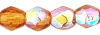 FP04 Topaz AB 4 mm Fire Polished - 100 x