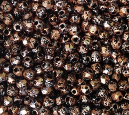 FP04 Tweedy Bronze 4 mm Fire Polished - 100 x