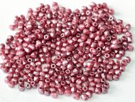 FP03 Pastel Pearl Burgundy 3 mm Fire Polished - 100 x
