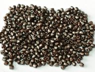 FP03 Pastel Pearl Bronze 3 mm Fire Polished - 100 x