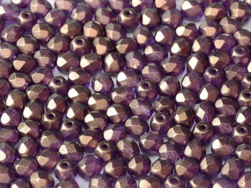 FP04 Halo - Magenta 4 mm Fire Polished - 100 x