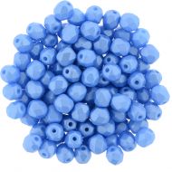 FP04 Powdery - Light Blue 4 mm Fire Polished - 100 x