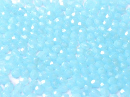 FP03 Aqua Opal 3 mm Fire Polished - 100 x