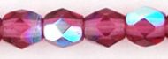 FP04 Fuchsia AB 4 mm Fire Polished - 100 x