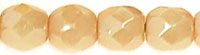 FP04 Luster-Opaque Beige 4 mm Fire Polished - 100 x