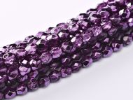 FP03 Metallic Ice Crystal Amethyst 3 mm Fire Polished