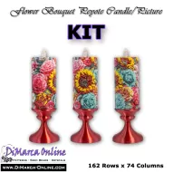BEAD KIT Flower Bouquet Peyote Candle