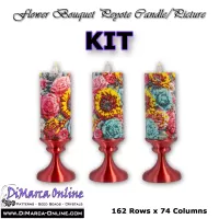 BEAD KIT Flower Bouquet Peyote Candle