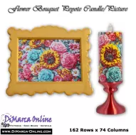 Tutorial Flower Bouquet Peyote Candle/Picture incl. Basic Tutorial (download link per e-mail)