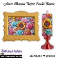 Tutorial Flower Bouquet Peyote Candle/Picture incl. Basic Tutorial (download link per e-mail)