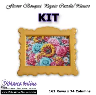 BEAD KIT Flower Bouquet Peyote Picture