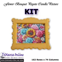 BEAD KIT Flower Bouquet Peyote Picture