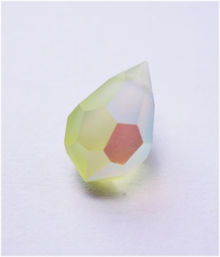 PD681 Jonquil AB Matt Drop 10x6 Preciosa