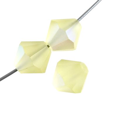 PB06 Jonquil AB Matt 6 mm Bicone Preciosa - 10 x